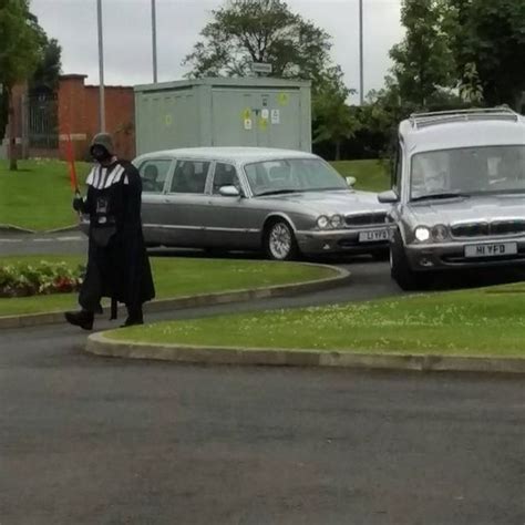 Star Wars funeral featuring Darth Vader and stormtroopers gives film fanatic a perfect send-off ...