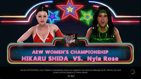 AEW Double or Nothing Nyla Rose vs Hikaru Shida No DQ/No Countout match ...