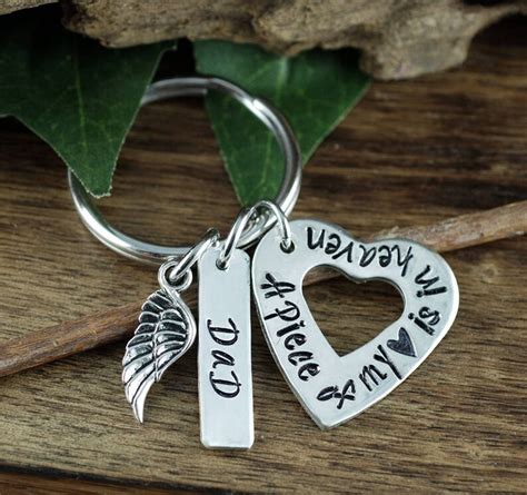 Personalized Memorial Keychain Remembrance Keychain | Etsy