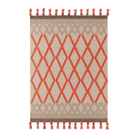 Beautiful Burnt Orange Living Room Ideas | Rug pattern, Rug design, Rugs