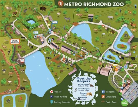 Metro Richmond Zoo Map (2024 - 2022) | ThemeParkBrochures.net