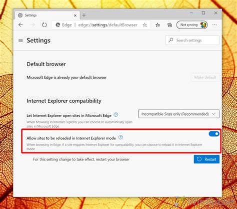 Windows 10 How To Use Internet Explorer Mode In Microsoft Edge Ie Mode ...