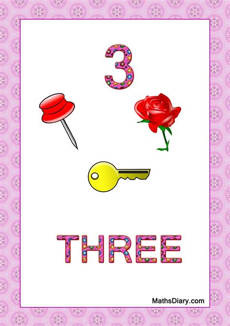 Learning counting and recognition of number 3 – Level 3 – Worksheets ...