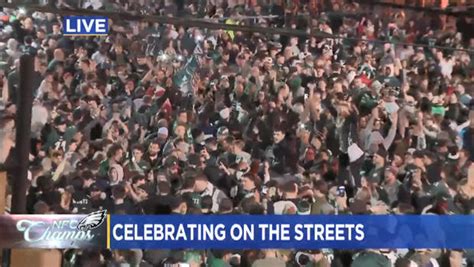 Greased poles in focus as Philly fans flock to streets after Eagles ...