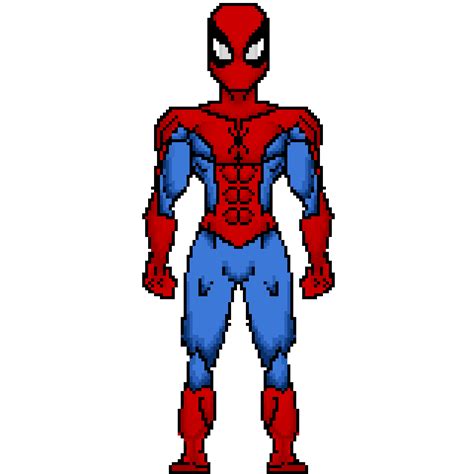 Spider man pixel art