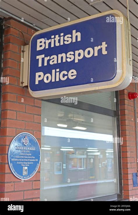 BTP - the British Transport Police, office at Wigan North Western ...