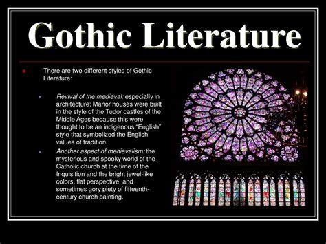 PPT - Gothic Literature PowerPoint Presentation, free download - ID:168548
