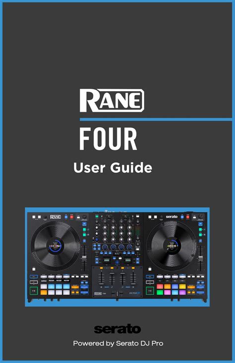 RANE FOUR USER MANUAL Pdf Download | ManualsLib