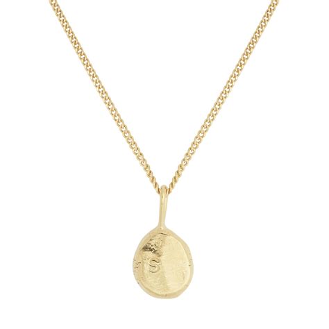 Initial Necklace - Gold Plated