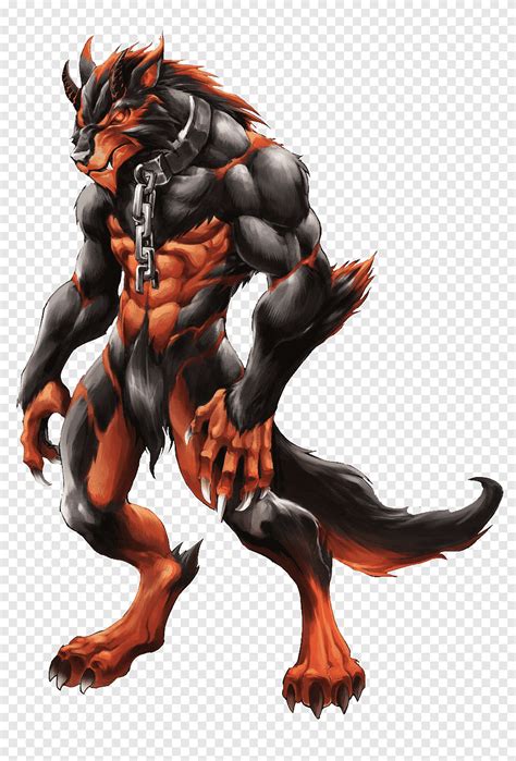 Demon Werewolf Concept art, skyrim werewolf animation, png | PNGEgg