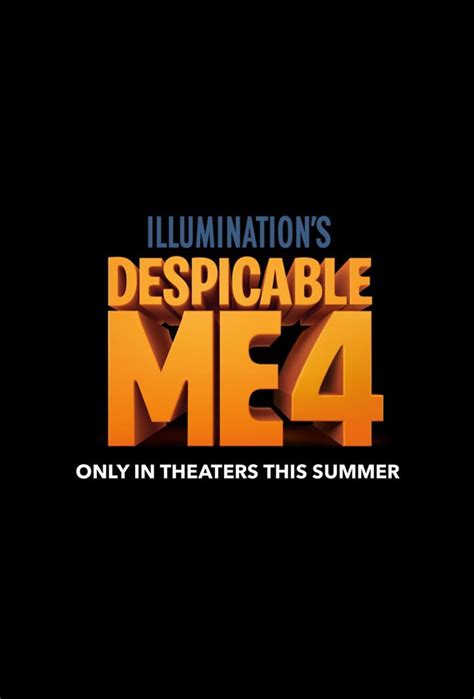 Despicable Me 4 Movie Poster