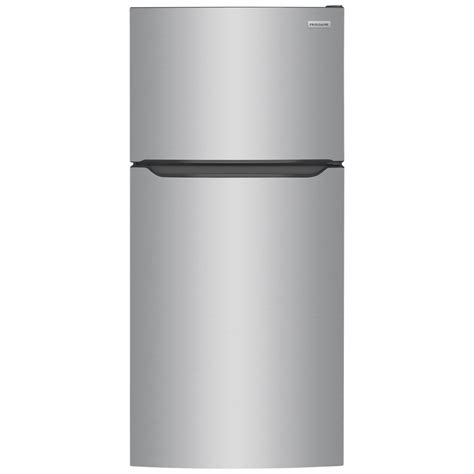 FRIGIDAIRE, Stainless Steel, 20 cu ft Total Capacity, Top Freezer Refrigerator - 796L61 ...