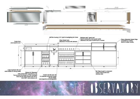 Detailed Element - Bar Counter by Chloe Chittenden at Coroflot.com