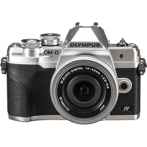 Olympus OM-D E-M10 Mark IV Mirrorless Camera V207132SU000 B&H