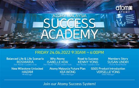 Atomy Malaysia Success Academy June 2022 | Ticket2u