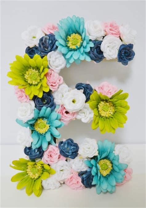 DIY Floral Monogram