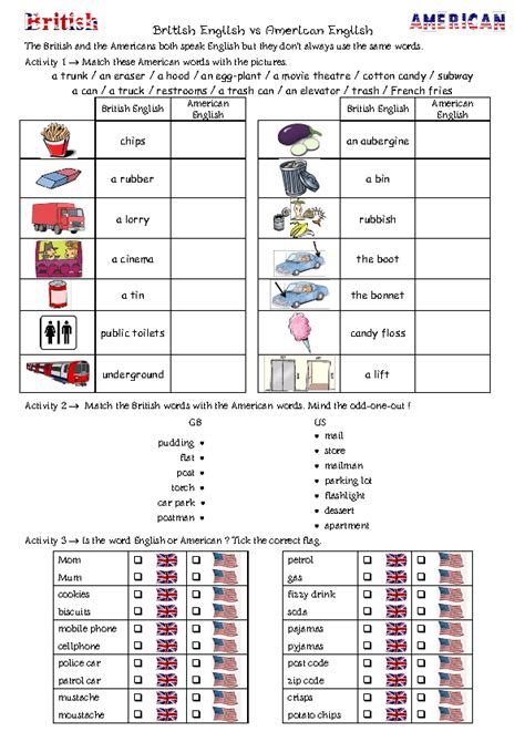 British English vs American English