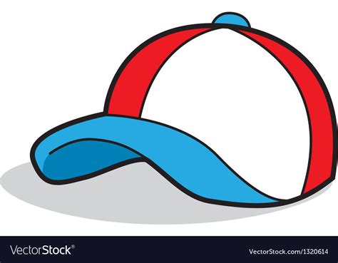 Cartoon Baseball Cap Royalty Free Vector Image