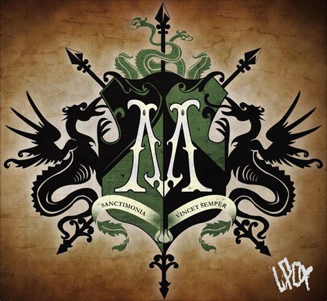 Malfoy family crest by poxllomonje on DeviantArt