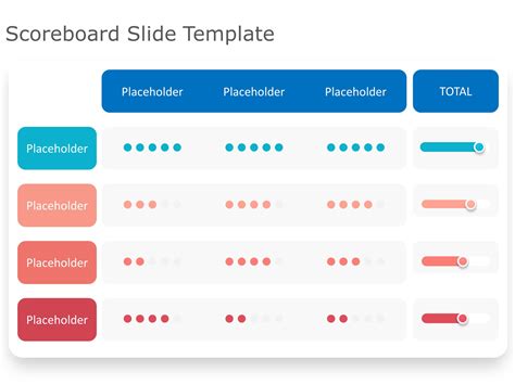 Scoreboard Slide PowerPoint Template