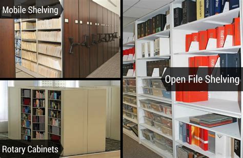 Types of Filing Equipment, Office Furniture, & File Storage Systems