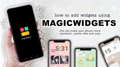 🍹 how to add widgets using magicwidgets app for your phone's anime ...