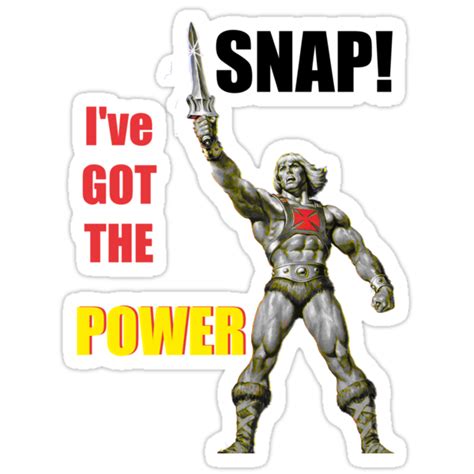 "i've got the power" Stickers by alsadad | Redbubble