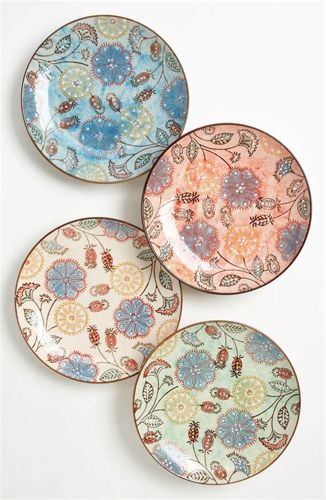 Hand Painted Floral Plates (Set of 4) | Nordstrom