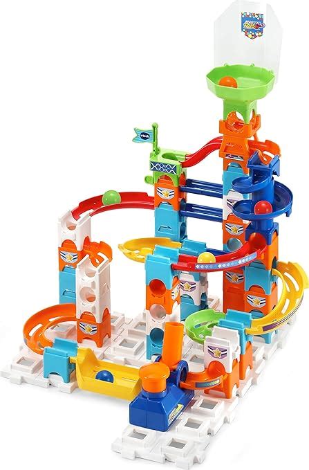 VTech Marble Rush - Adventure Set S100 - Interactive Marble Run with Exciting Track Elements ...