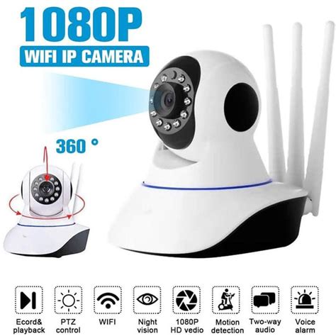 Jual CCTV Camera 3 Antena IP Cam IP Camera V380 / Yoosee / YIIOT 1080p ...