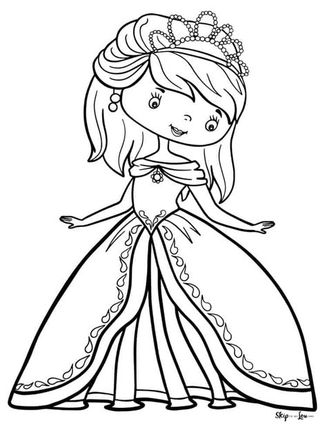 12 Pretty Princess Coloring Pages | Skip To My Lou