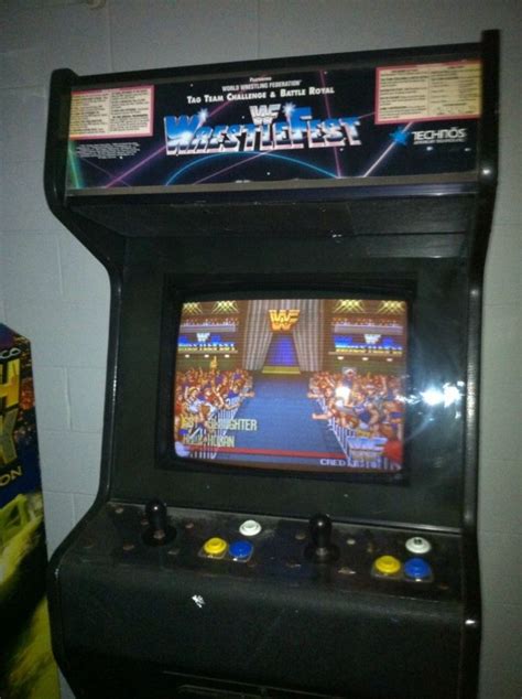 WWF Wrestle Fest Arcade Game (wrestlefest arcade machine 2 player) on ...