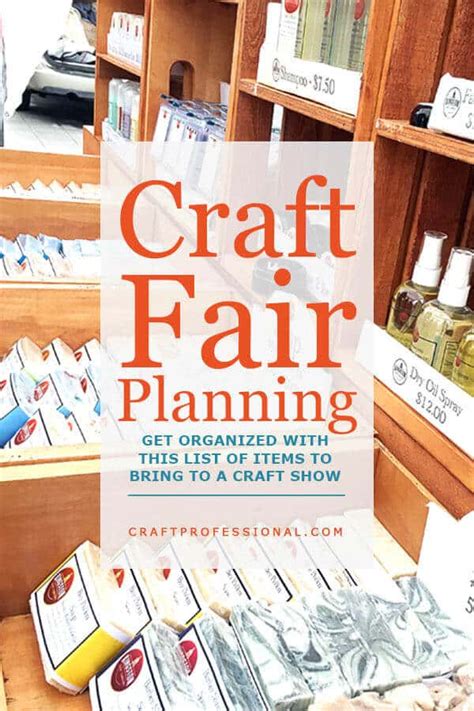 Craft Fairs - What to Bring to a Show