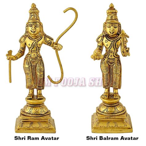 Dasavatharam of Lord Vishnu Statues in Brass Buy online USA