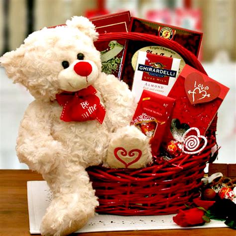 Teddy Bear XOXOX Valentine's Day Gift Basket