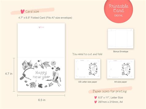 New Years Cards 2023 Printable 2023 Greeting Cards Printable - Etsy