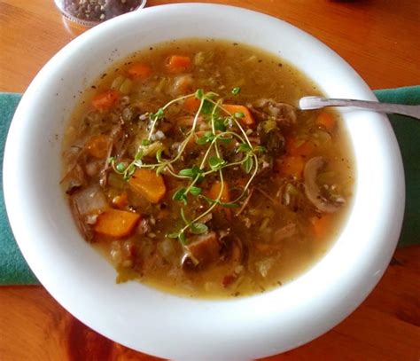 Duck Soup with Wild Rice and Mushrooms – The Fuzzy Artichoke