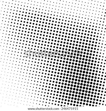 Blue Halftone Dot Pattern Background Vector Illustrator | 123Freevectors