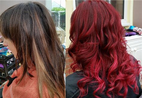 magenta red hair colour loreal - Keren Bueno