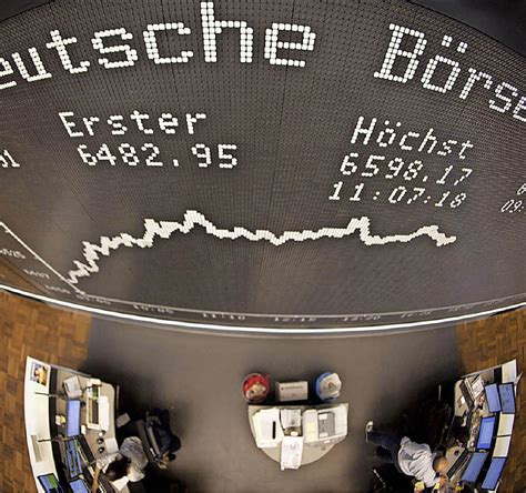 Die Deutsche Börse ordnet die Dax-Familie neu - Wirtschaft - Badische ...