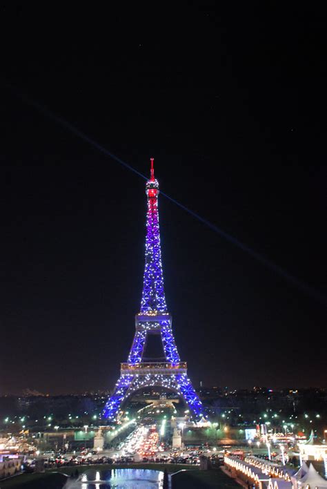 Flowers and more: Eiffel Tower Under Christmas Lights