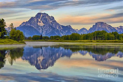 Mount Moran at Sunrise Photograph by Teresa Zieba | Fine Art America