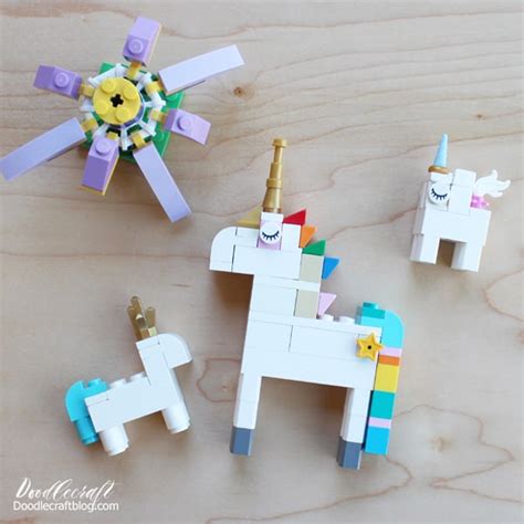 How to Build: Lego Unicorn Instructions--10 ways!