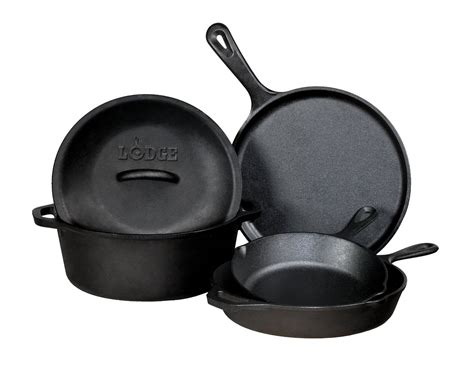 Amazon: Lodge 5-Piece Cast Iron Cookware Set Only $76.99 (Reg. $149.95)! - Couponing 101