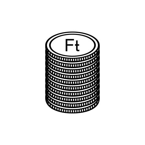 Hungary Currency Icon Symbol. Hungarian Forint, HUF. Vector ...