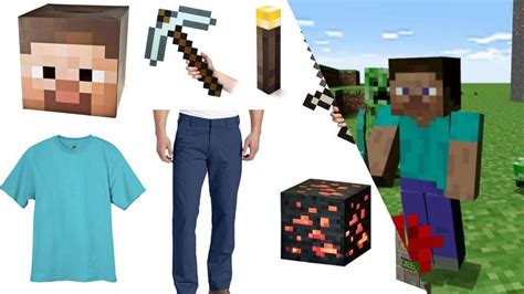 Minecraft Steve Costume | Carbon Costume | DIY Dress-Up Guides for Cosplay & Halloween