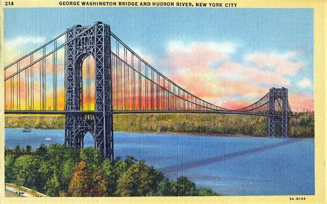 New York "The Wonder City," George Washington Bridge over … | Flickr