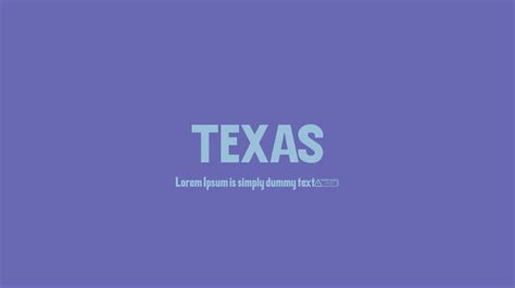 TEXAS Font : Download Free for Desktop & Webfont