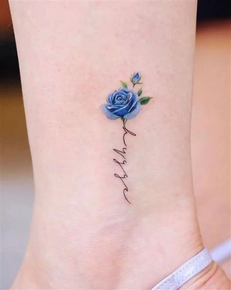 Blue Rose Tattoos: Meanings, Tattoo Designs & Placement | Rose tattoos for women, Blue rose ...