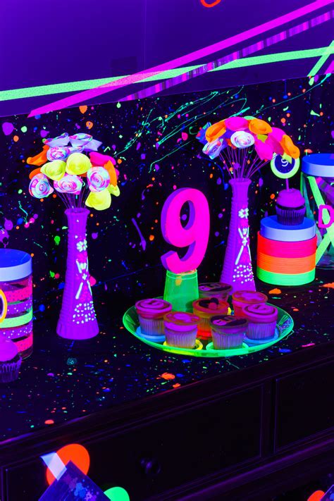 Kara's Party Ideas Glow Dance Birthday Party | Kara's Party Ideas